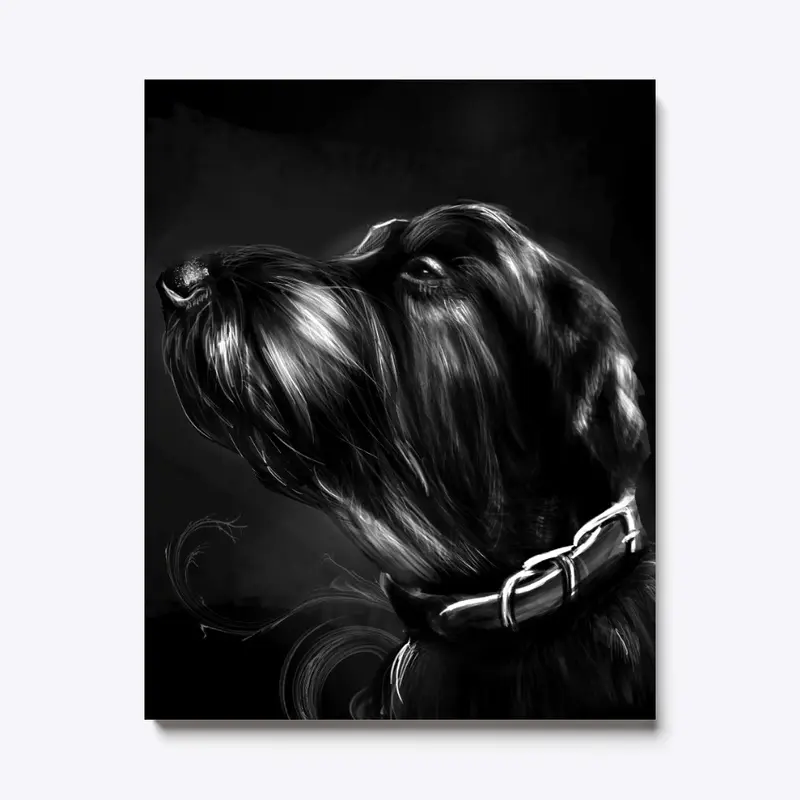 Dog Artwork Canvas