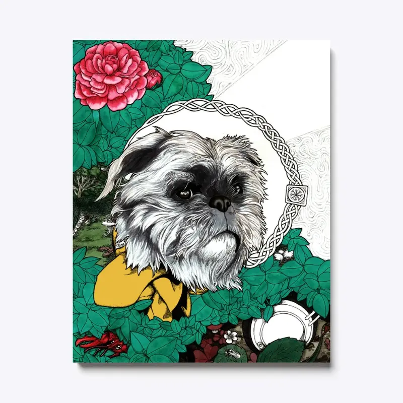 Dog Canvas Art