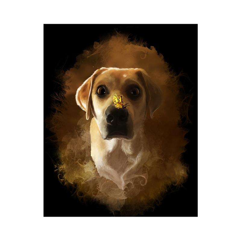 Dog Canvas Artwork